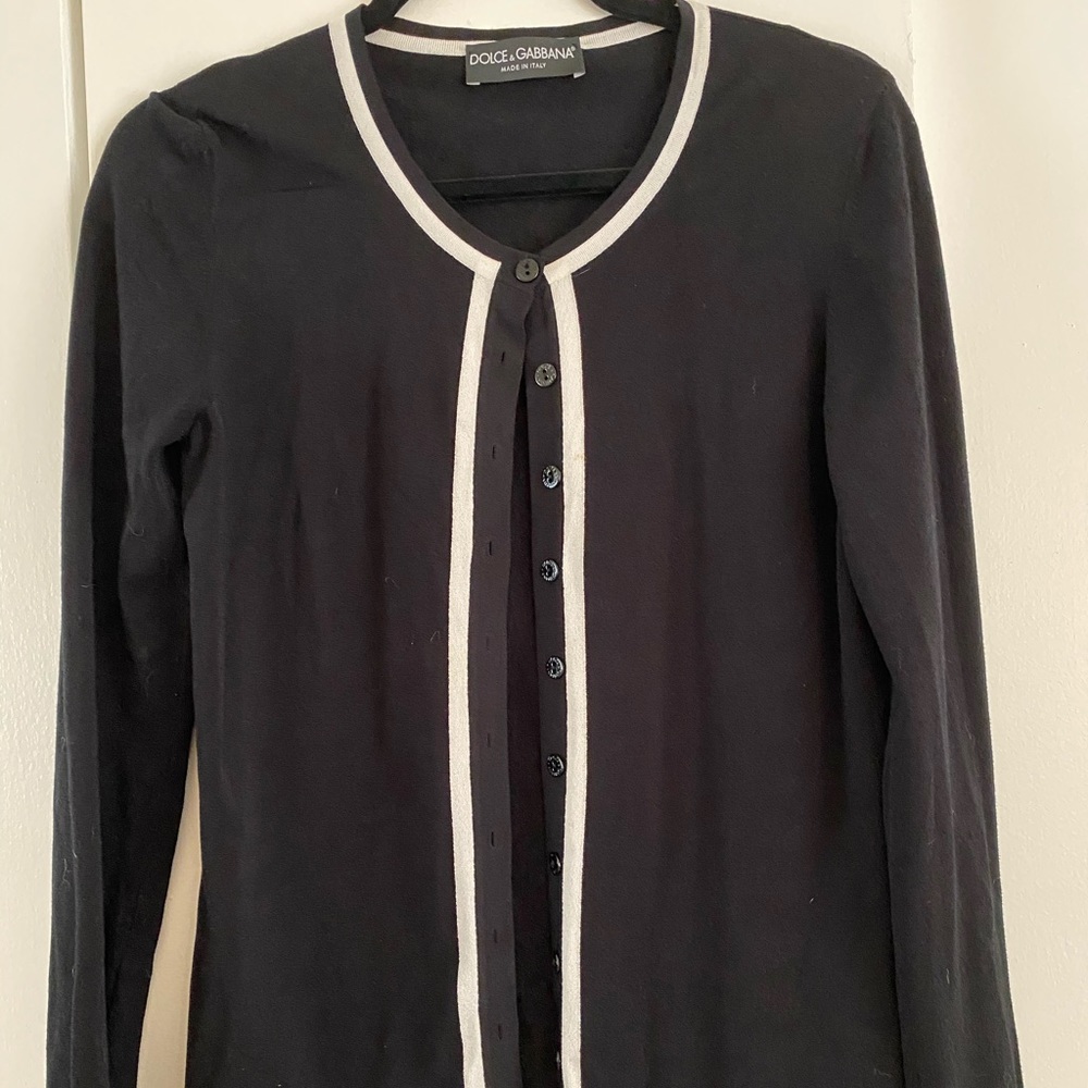 Women’s black button up cardigan